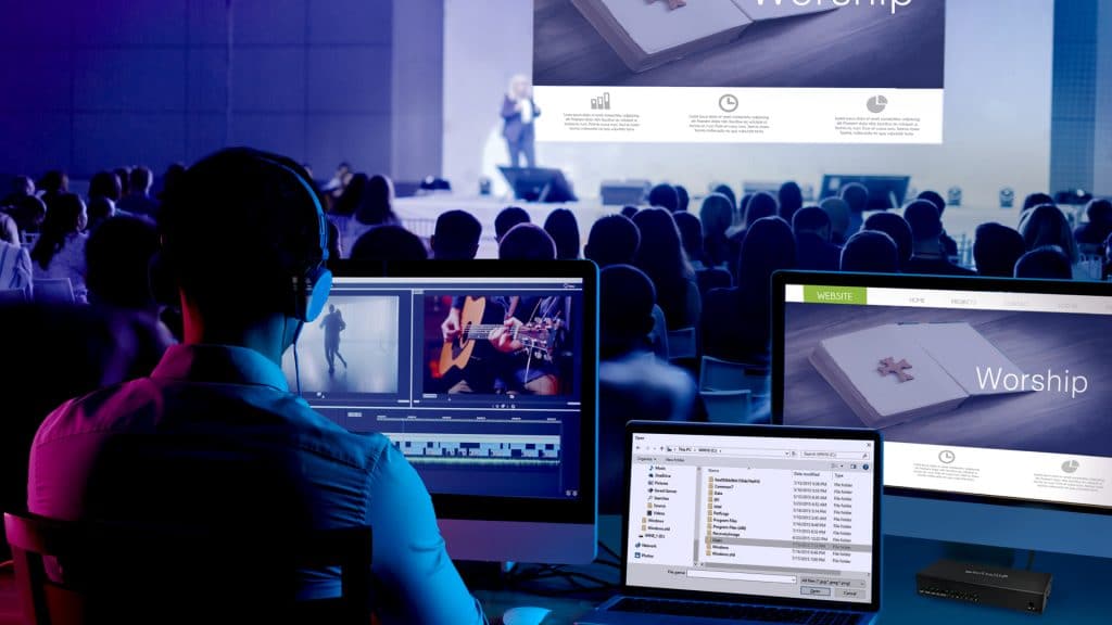 Learn how to implent AV for Churches. EZCast Pro AV might be the solution you need.