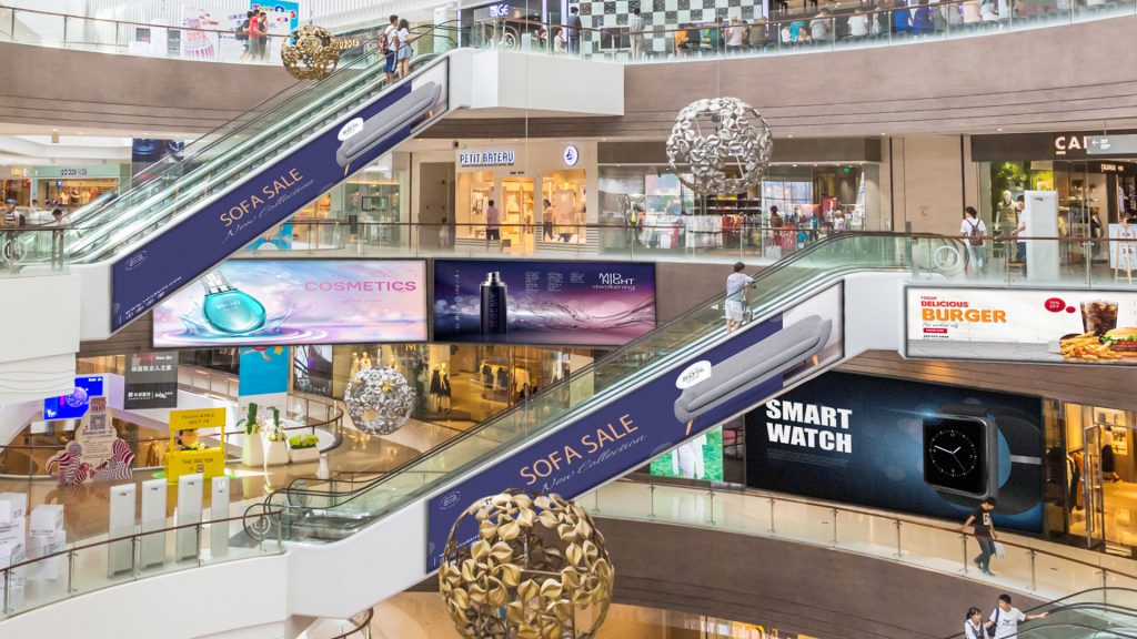 AV over IP solutions like EZCast PRO can be implemented in malls!