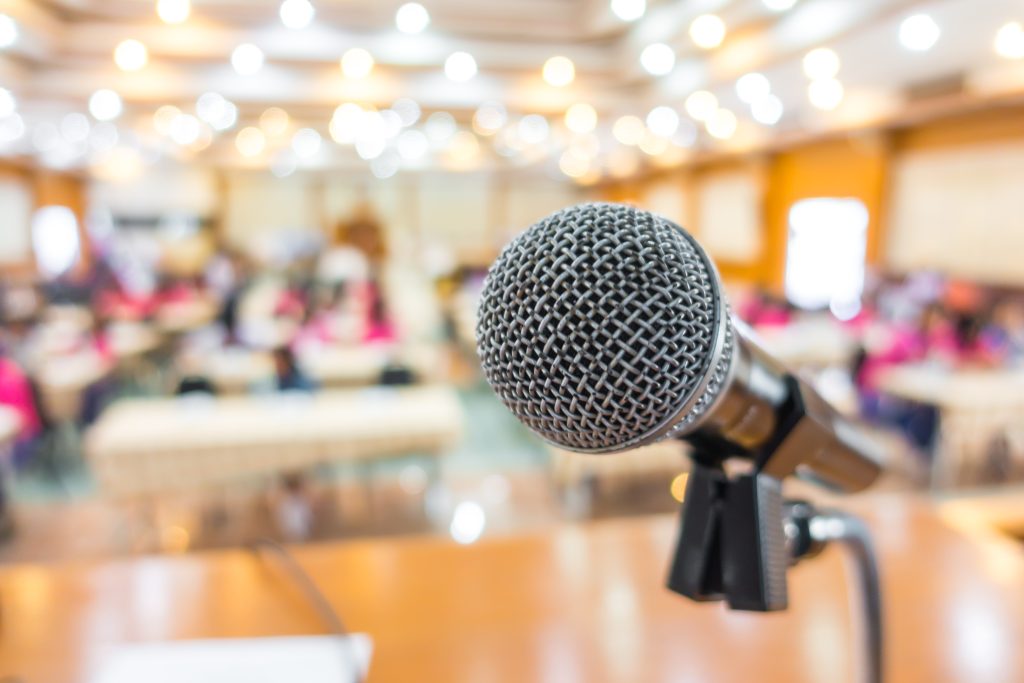 A tip on how to become an outstanding public speaker is to explain your ideas in simple terms